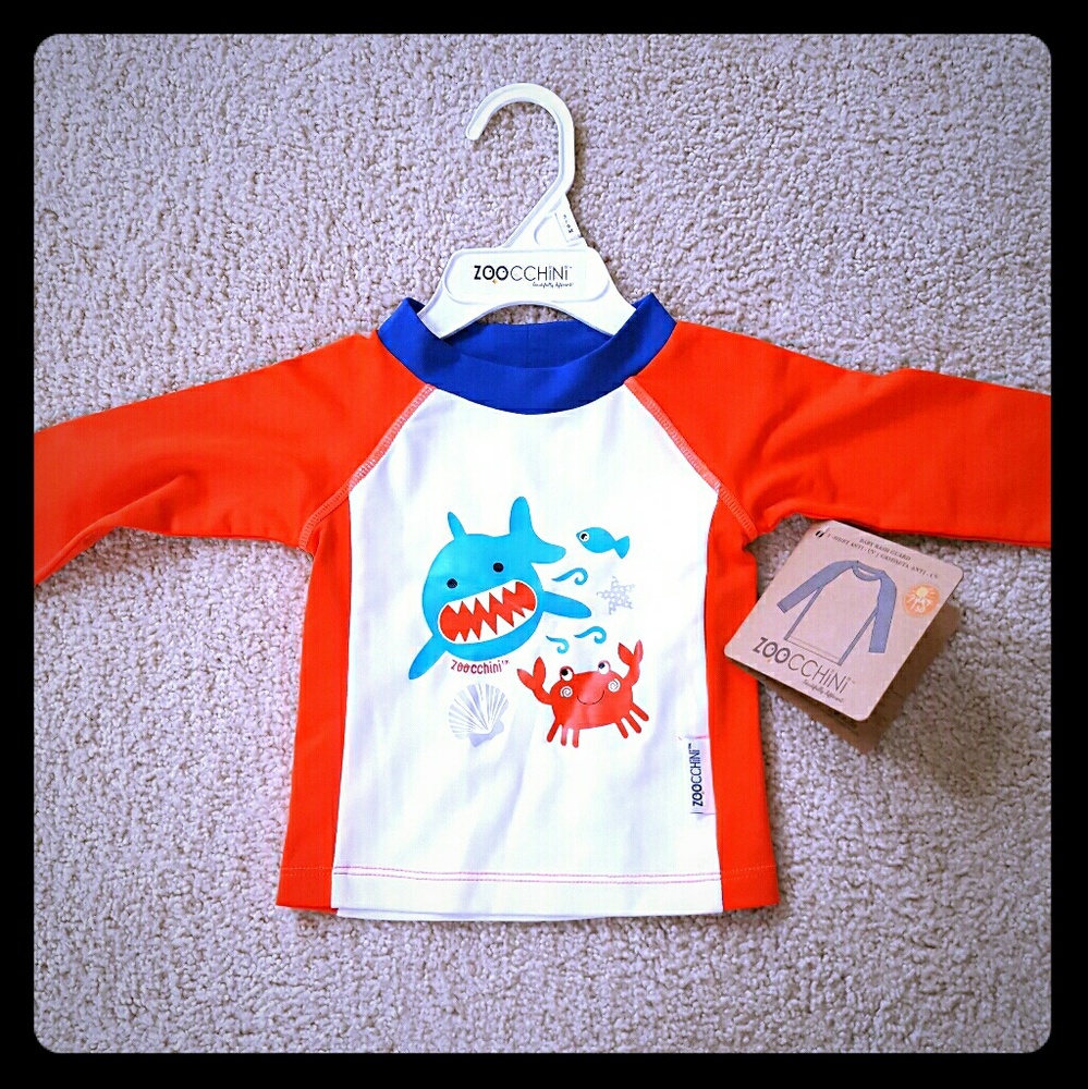 NEW with tags Baby swim Rash guard (3-6 months)